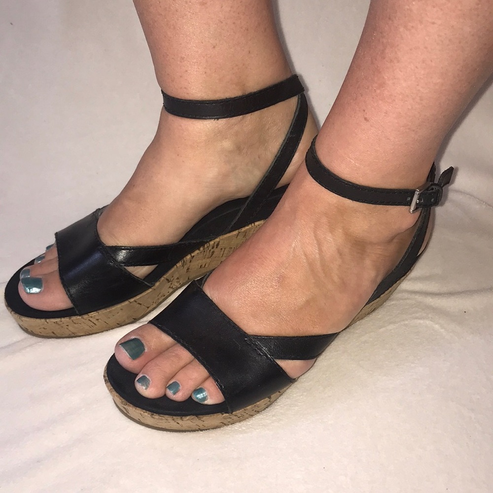 Nine West wrap ankle strap sandals